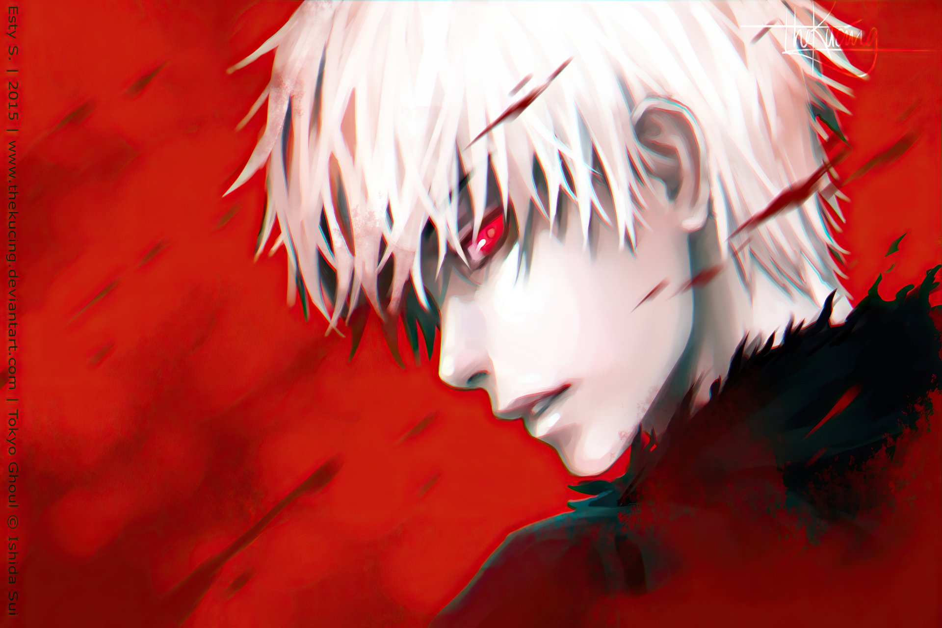 Download Ken Kaneki Anime Tokyo Ghoul HD Wallpaper by Esty Swandana