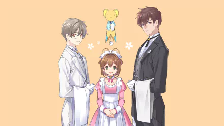 Toya Kinomoto Sakura Kinomoto Yukito Tsukishiro Anime Cardcaptor Sakura HD Desktop Wallpaper | Background Image