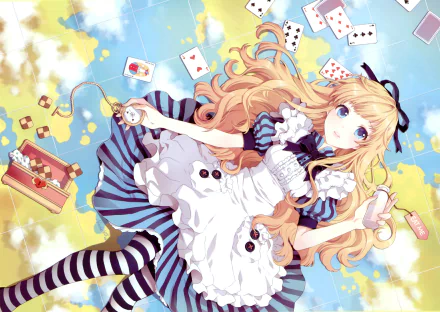 Alice (Alice in Wonderland) Anime Alice In Wonderland HD Desktop Wallpaper | Background Image