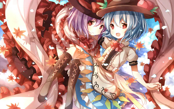 Tenshi Hinanawi Iku Nagae Anime Touhou HD Desktop Wallpaper | Background Image