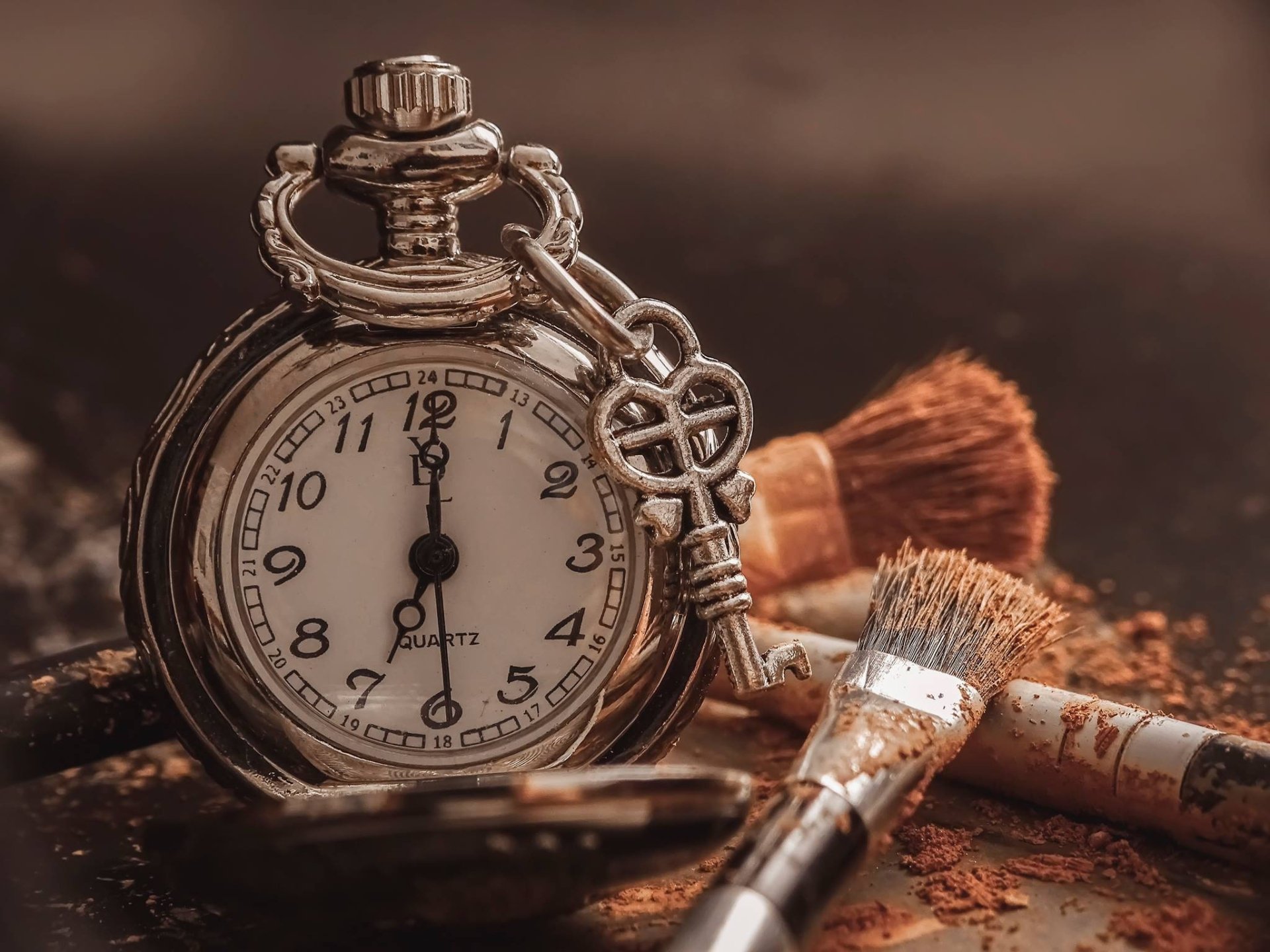 Download Pocket Watch Man Made Watch HD Wallpaper