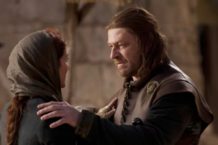 Catelyn Stark Sean Bean Michelle Fairley Eddard Stark TV Show Game Of Thrones HD Desktop Wallpaper | Background Image