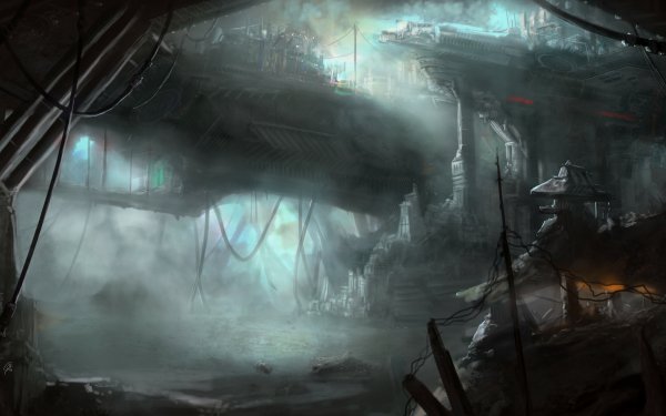 Sci Fi City HD Wallpaper | Background Image