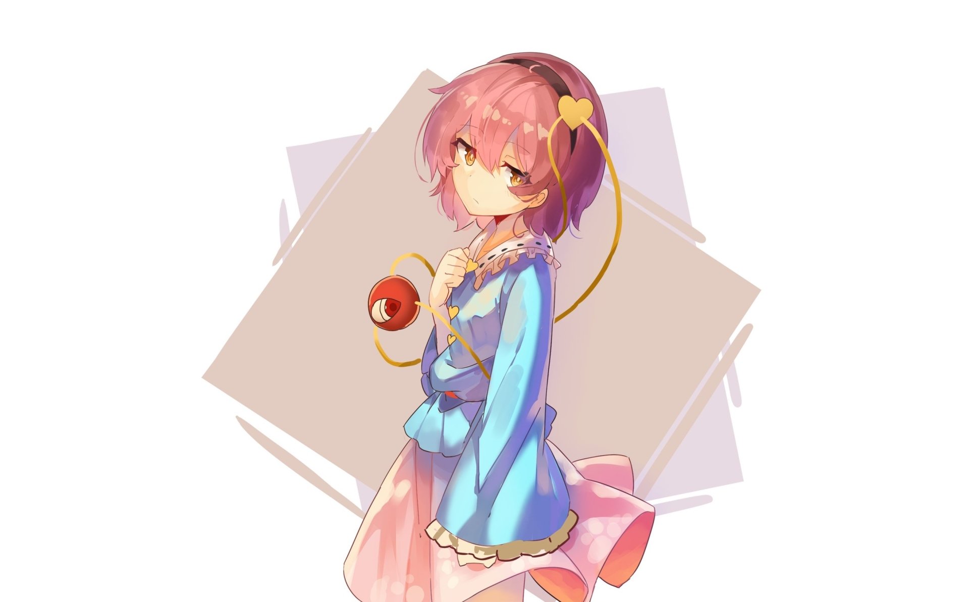 Download Satori Komeiji Anime Touhou HD Wallpaper by ファルケン
