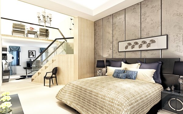 Man Made Room Bedroom Bed Furniture HD Wallpaper | Background Image
