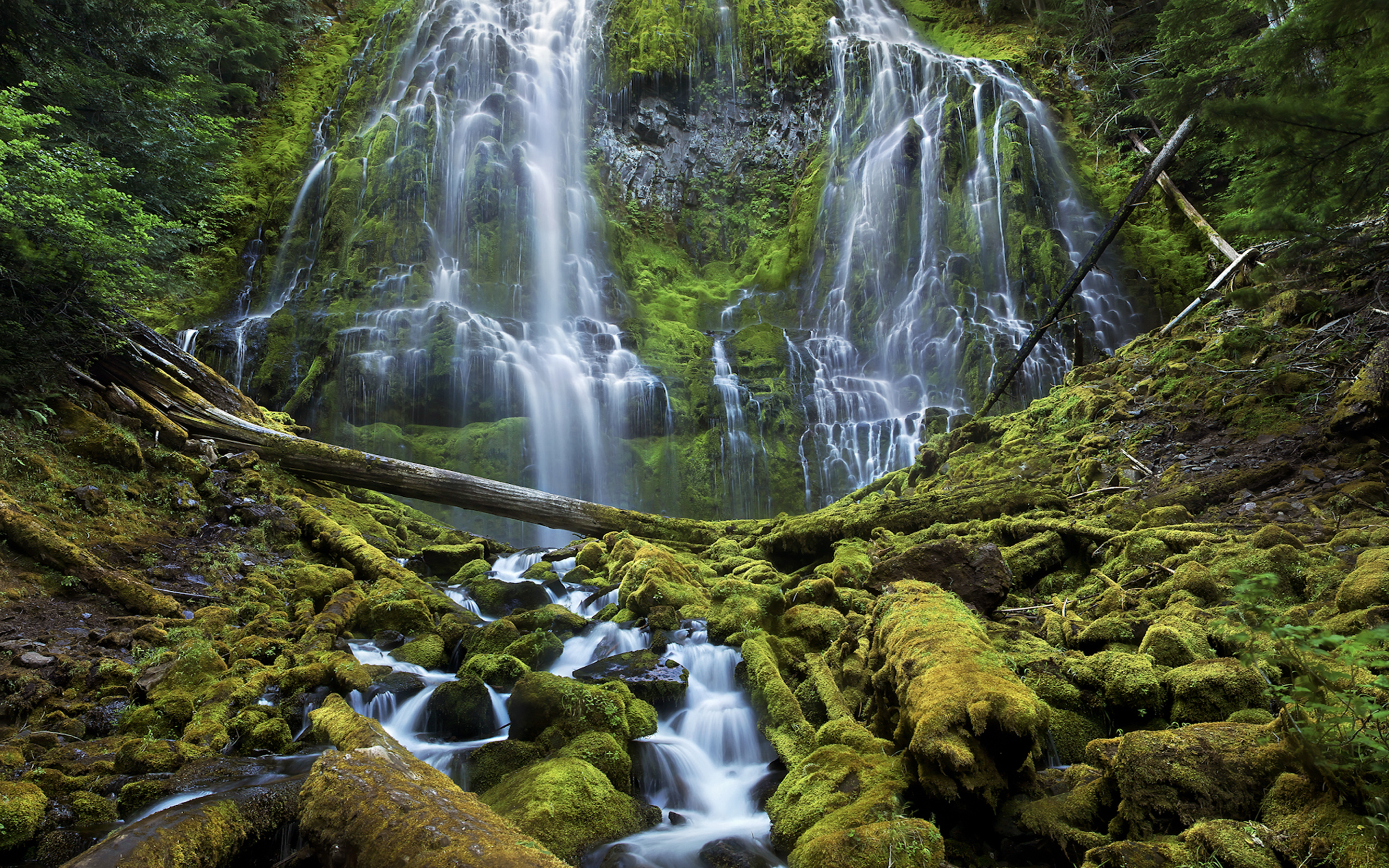 Cascading Waterfall