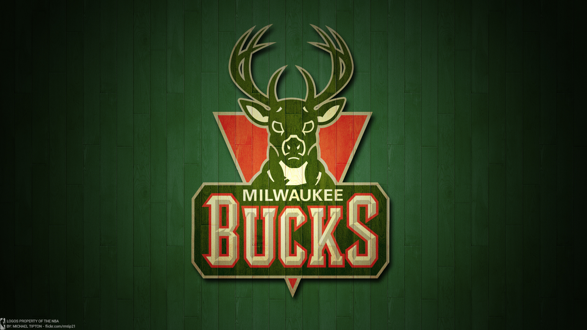 Milwaukee Bucks Basketball Team by Michael Tipton