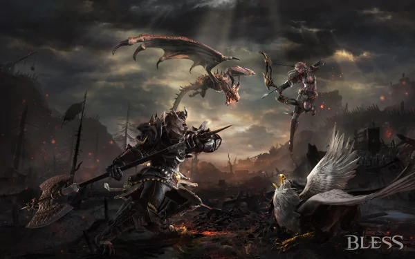 video game Bless Online HD Desktop Wallpaper | Background Image