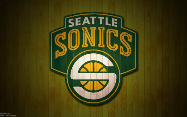  Seattle Supersonics Basketball team by Michael Tipton