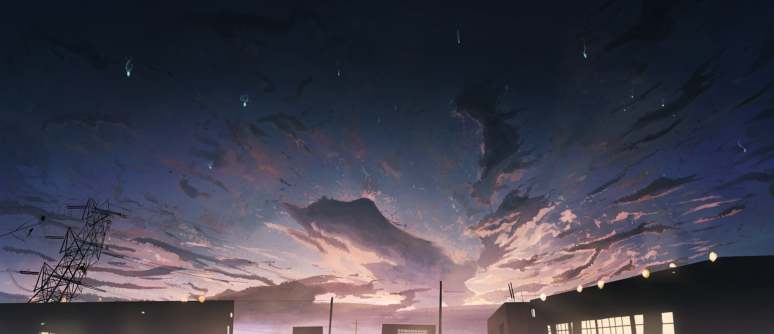 Anime Sky HD Wallpaper by banishment