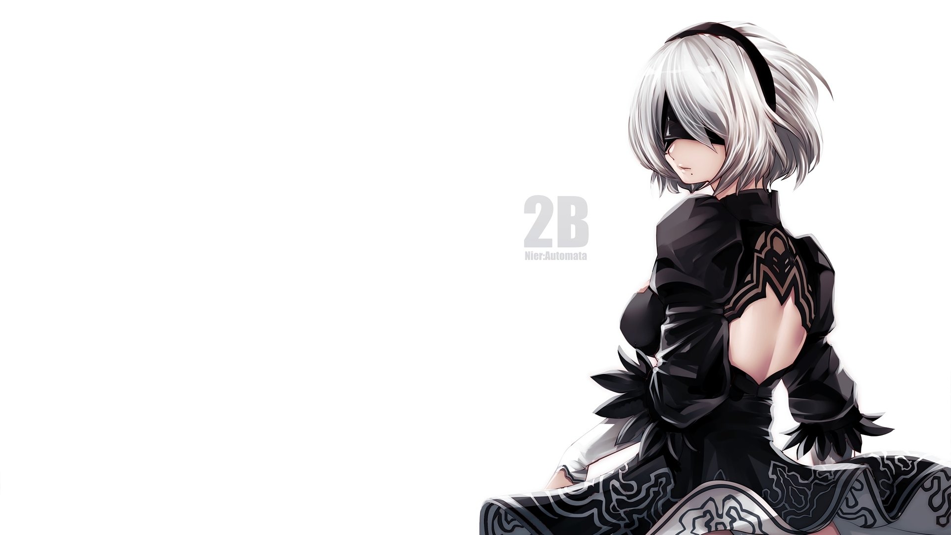 Nier Automata 2B Wallpaper by xlHeadBanger on DeviantArt