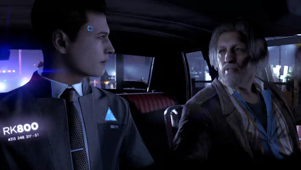 Hank Anderson Connor (Detroit: Become Human) video game Detroit: Become Human HD Desktop Wallpaper | Background Image