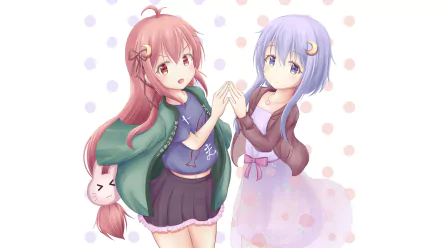 Uzuki (Kancolle) Yayoi (Kancolle) Anime Kantai Collection HD Desktop Wallpaper | Background Image