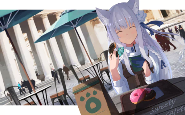 animal ears Anime Original HD Desktop Wallpaper | Background Image