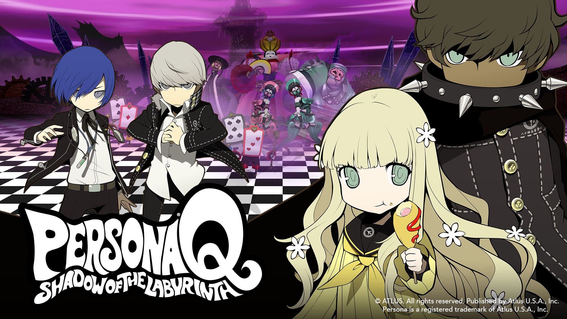 Video Game Persona Q: Shadow of the Labyrinth HD Wallpaper | Background Image