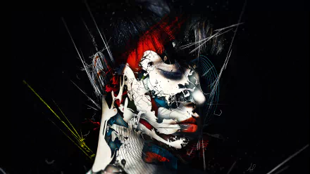 surreal artistic face HD Desktop Wallpaper | Background Image
