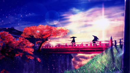  Bridge sunset by はる🦋