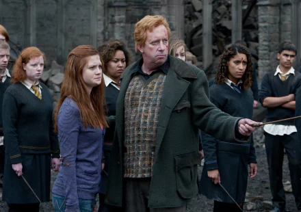 Arthur Weasley Ginny Weasley movie Harry Potter and the Deathly Hallows: Part 2 HD Desktop Wallpaper | Background Image