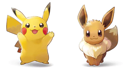 Pokémon Let's Go Eevee Pokémon Let's Go Pikachu Pokemon Eevee (Pokémon) Pikachu video game Pokémon: Let's Go Pikachu and Let's Go Eevee HD Desktop Wallpaper | Background Image