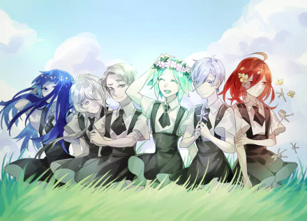 Cairngorm (Land of the Lustrous) Ghost Quartz (Land of the Lustrous) Antarcticite (Land of the Lustrous) Cinnabar (Land of the Lustrous) Phosphophyllite (Land of the Lustrous) Lapis Lazuli (Land of the Lustrous) Anime Land of the Lustrous HD Desktop Wallpaper | Background Image