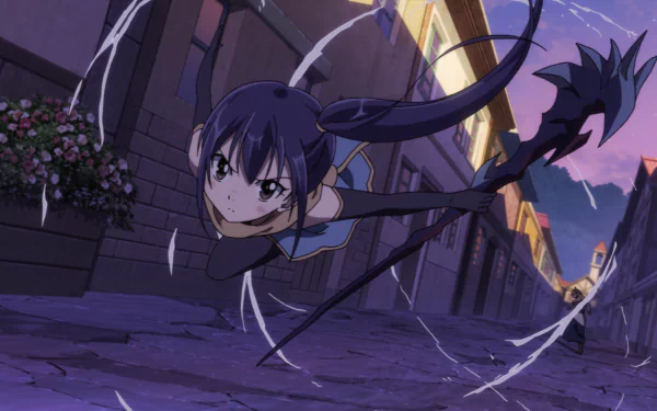 Wendy Marvell Anime Fairy Tail Movie 2: Dragon Cry HD Desktop Wallpaper | Background Image