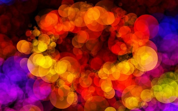 Artistic Bokeh Circle Colors Colorful HD Wallpaper | Background Image