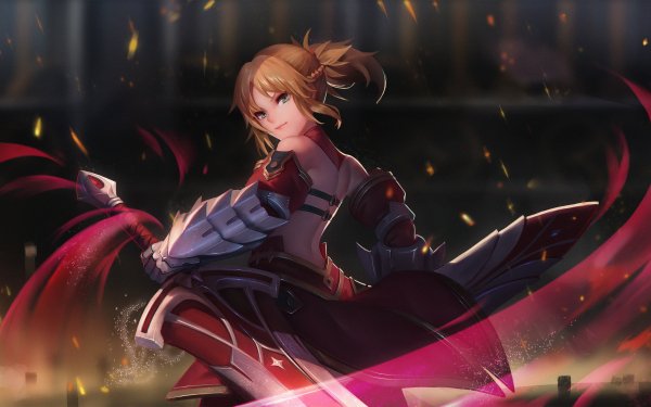 Anime Fate/Apocrypha Fate Series Saber of Red Mordred HD Wallpaper | Background Image