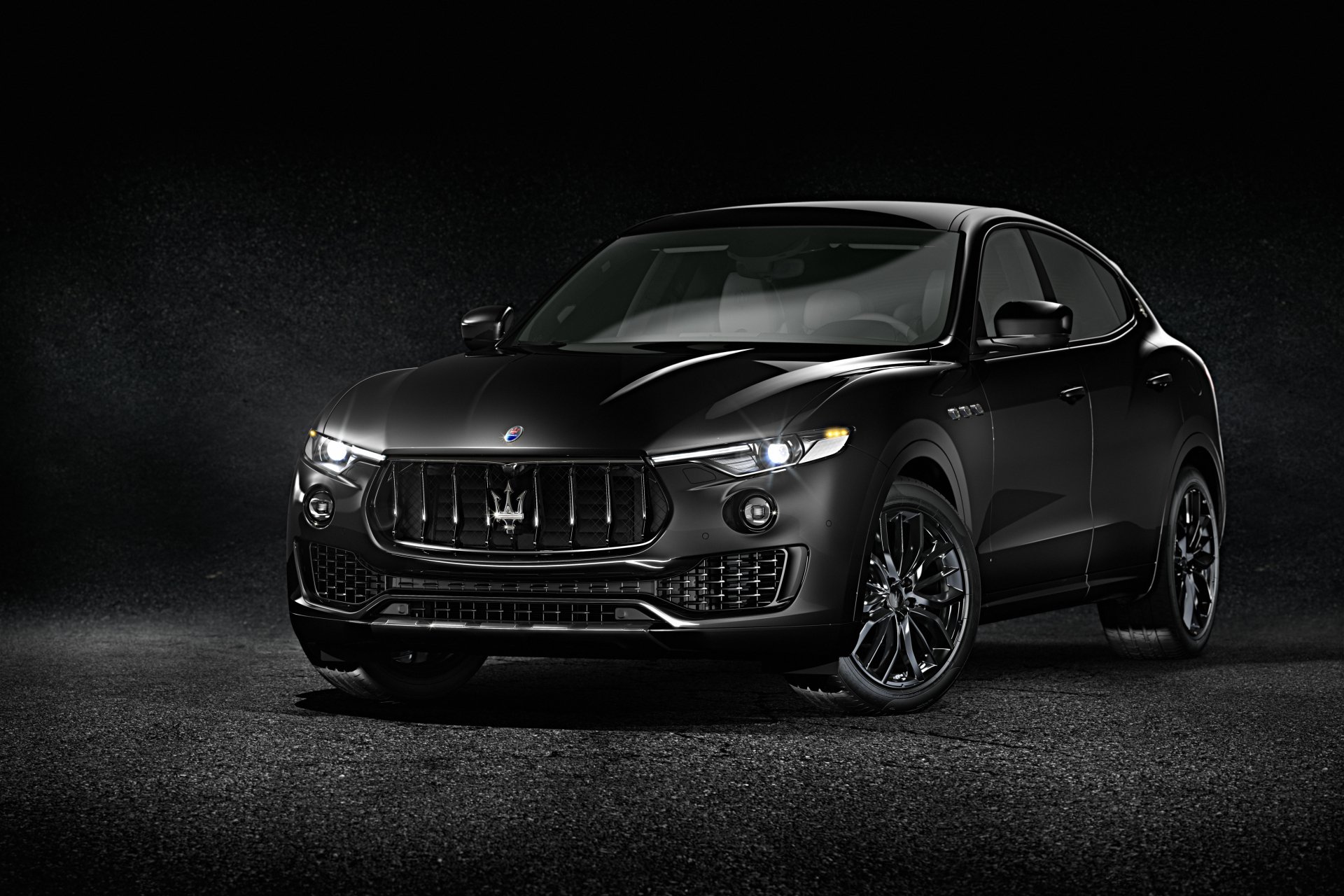 Download SUV Black Car Car Maserati Vehicle Maserati Levante 4k Ultra HD Wallpaper