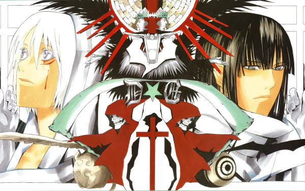 Timcanpy (D.Gray-man) Millennium Earl Allen Walker Yu Kanda Anime D.Gray-man HD Desktop Wallpaper | Background Image