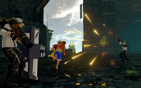 Monkey D. Luffy video game One Piece: World Seeker HD Desktop Wallpaper | Background Image