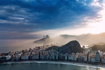 Copacabana man made Rio de Janeiro HD Desktop Wallpaper | Background Image