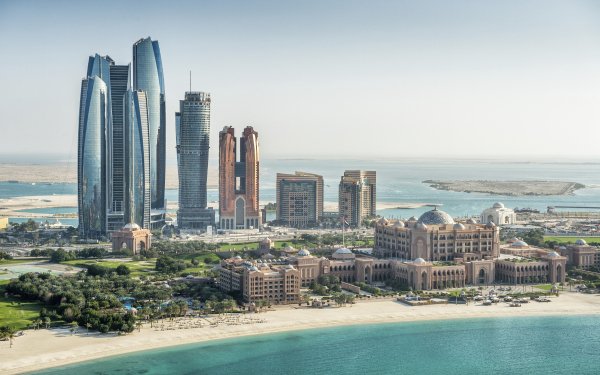 Man Made Etihad Towers Abu Dhabi United Arab Emirates Building HD Wallpaper | Background Image