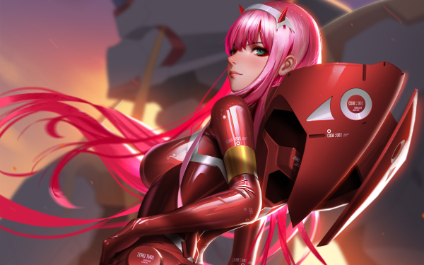 Anime Darling in the FranXX Zero Two Strelizia HD Wallpaper | Background Image