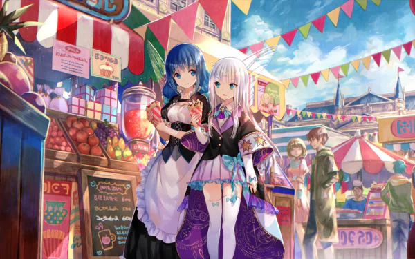 festival Anime Original HD Desktop Wallpaper | Background Image