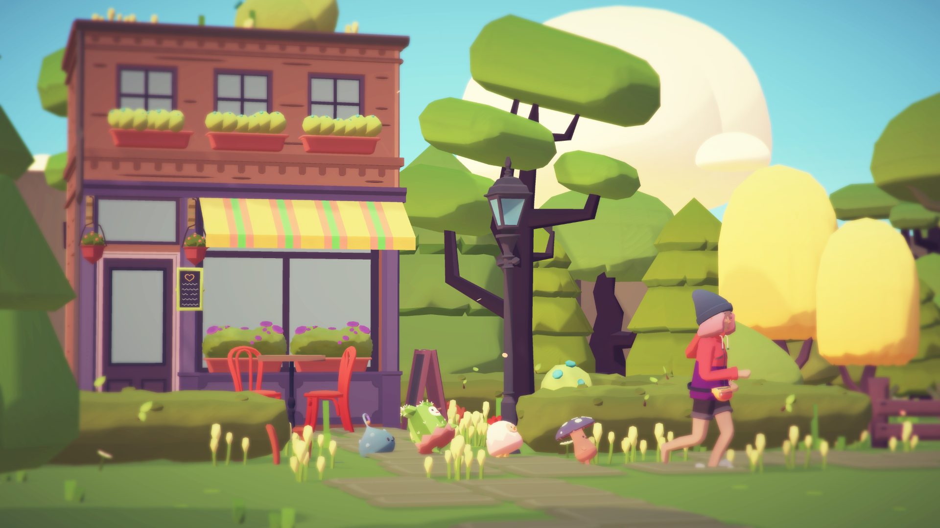 Charming Ooblets Game Village HD Wallpaper