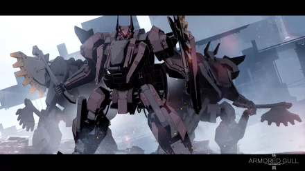 Anime Armored Gull HD Desktop Wallpaper | Background Image