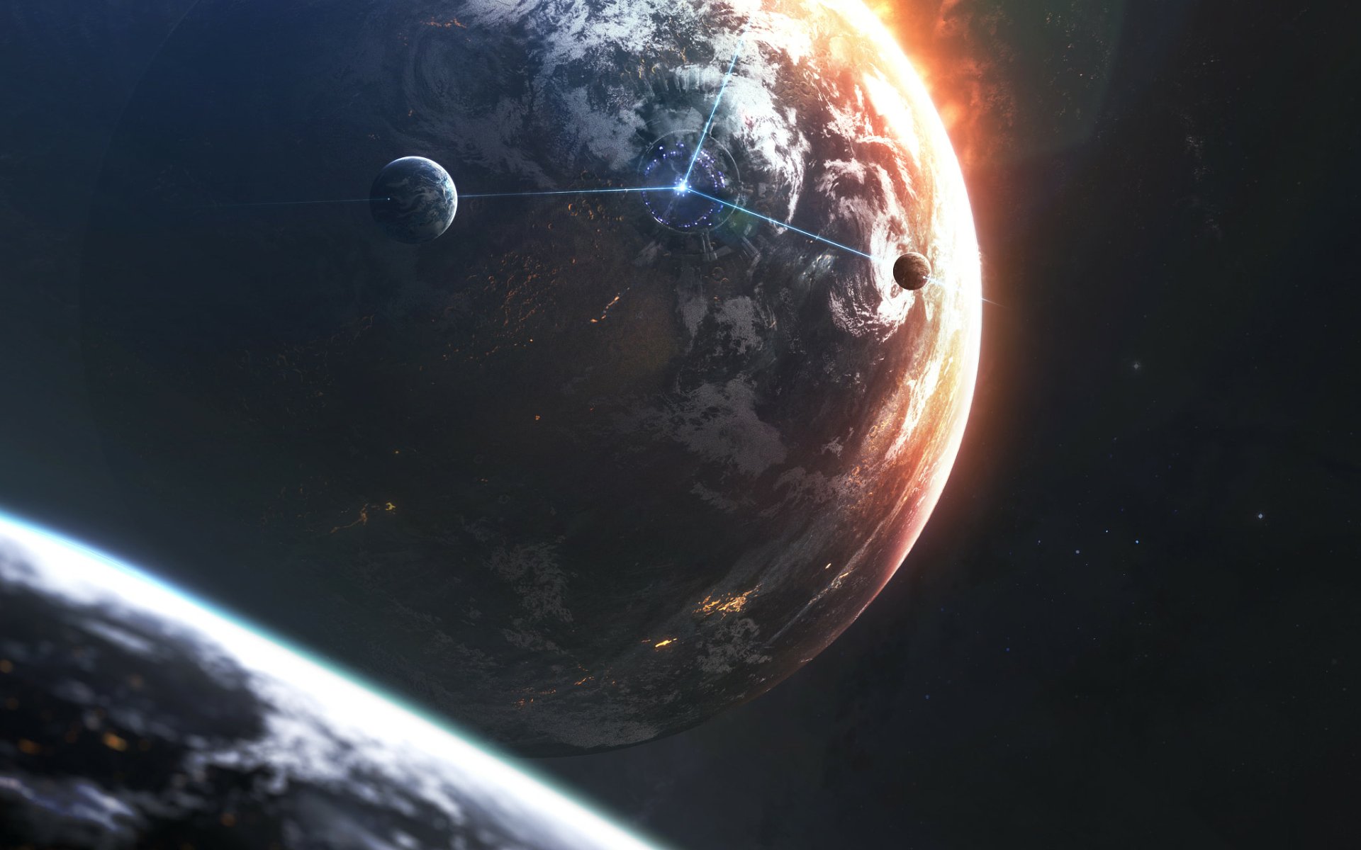 Sci Fi Planet Hd Wallpaper By Vadim Sadovski