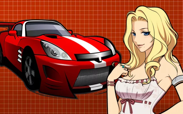 car video game Drift City HD Desktop Wallpaper | Background Image