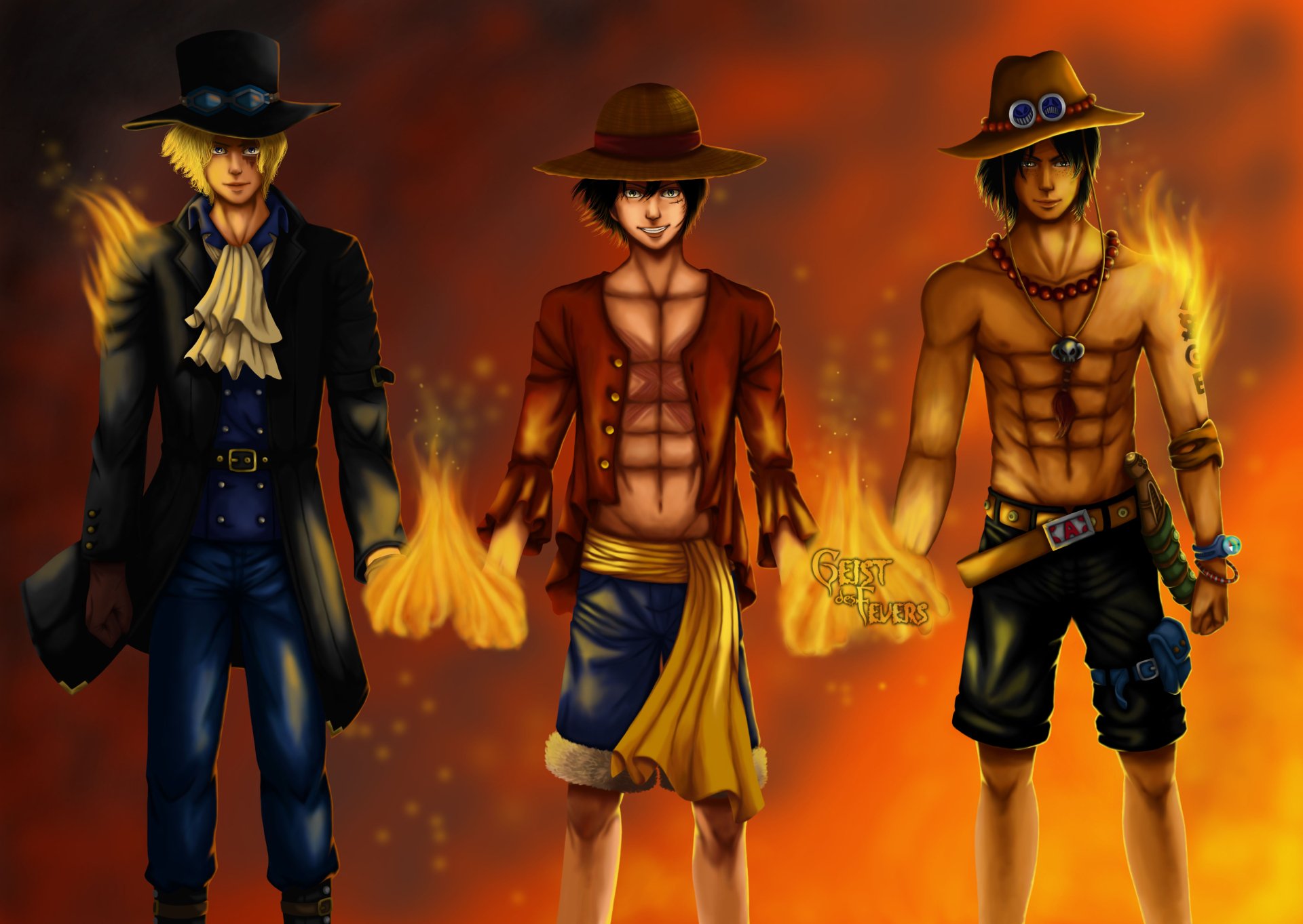 Ace And Luffy One Piece Wallpaper