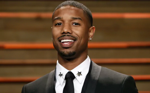 American actor Celebrity Michael B. Jordan HD Desktop Wallpaper | Background Image