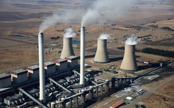 Man Made Power Plant Thabametsi Coal-fired Power Plant Building HD Wallpaper | Background Image