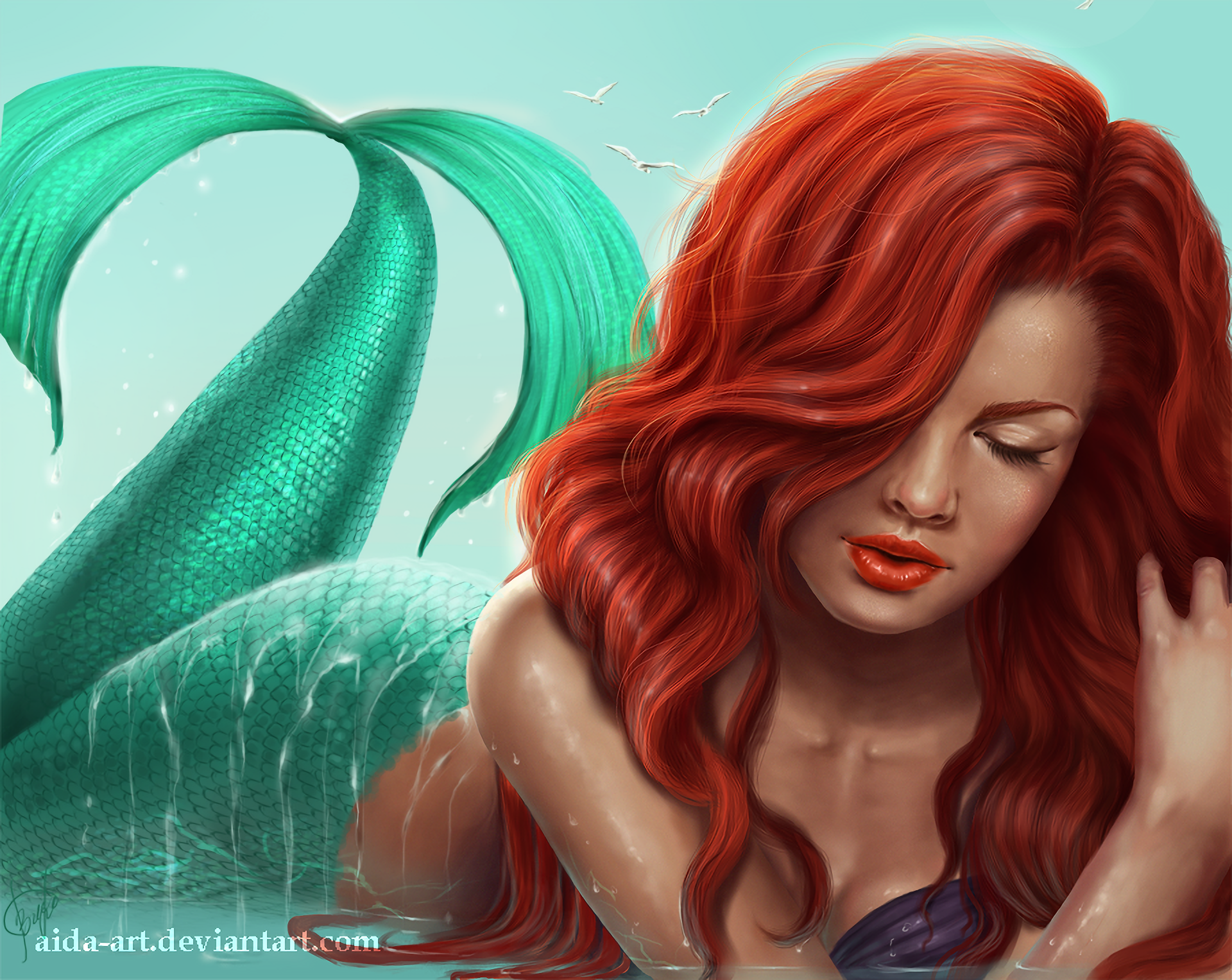 Beautiful Mermaid by Inna Vjuzhanina
