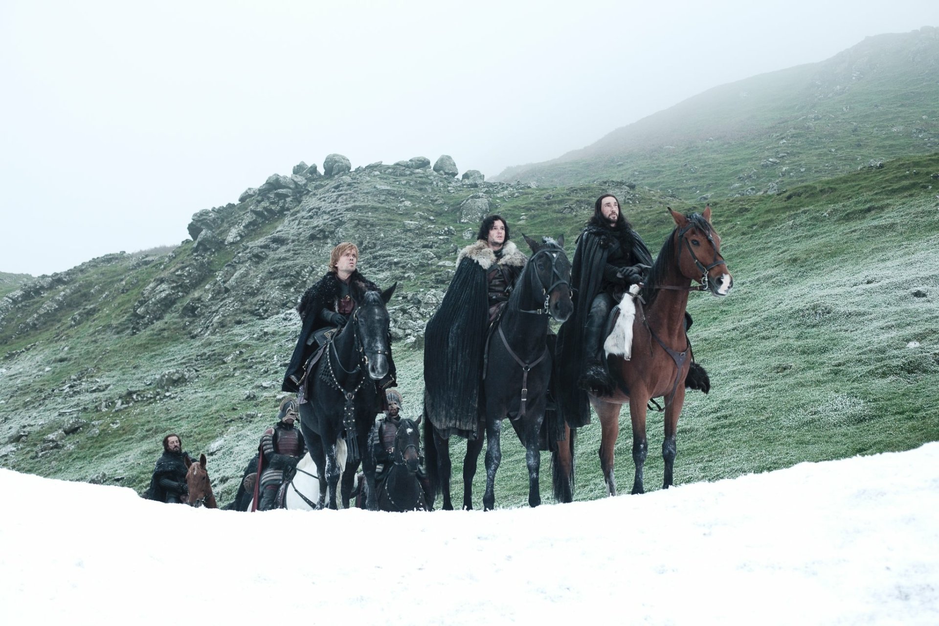 Download Joseph Mawle Peter Dinklage Kit Harington Tyrion Lannister Benjen Stark Jon Snow TV Show Game Of Thrones HD Wallpaper