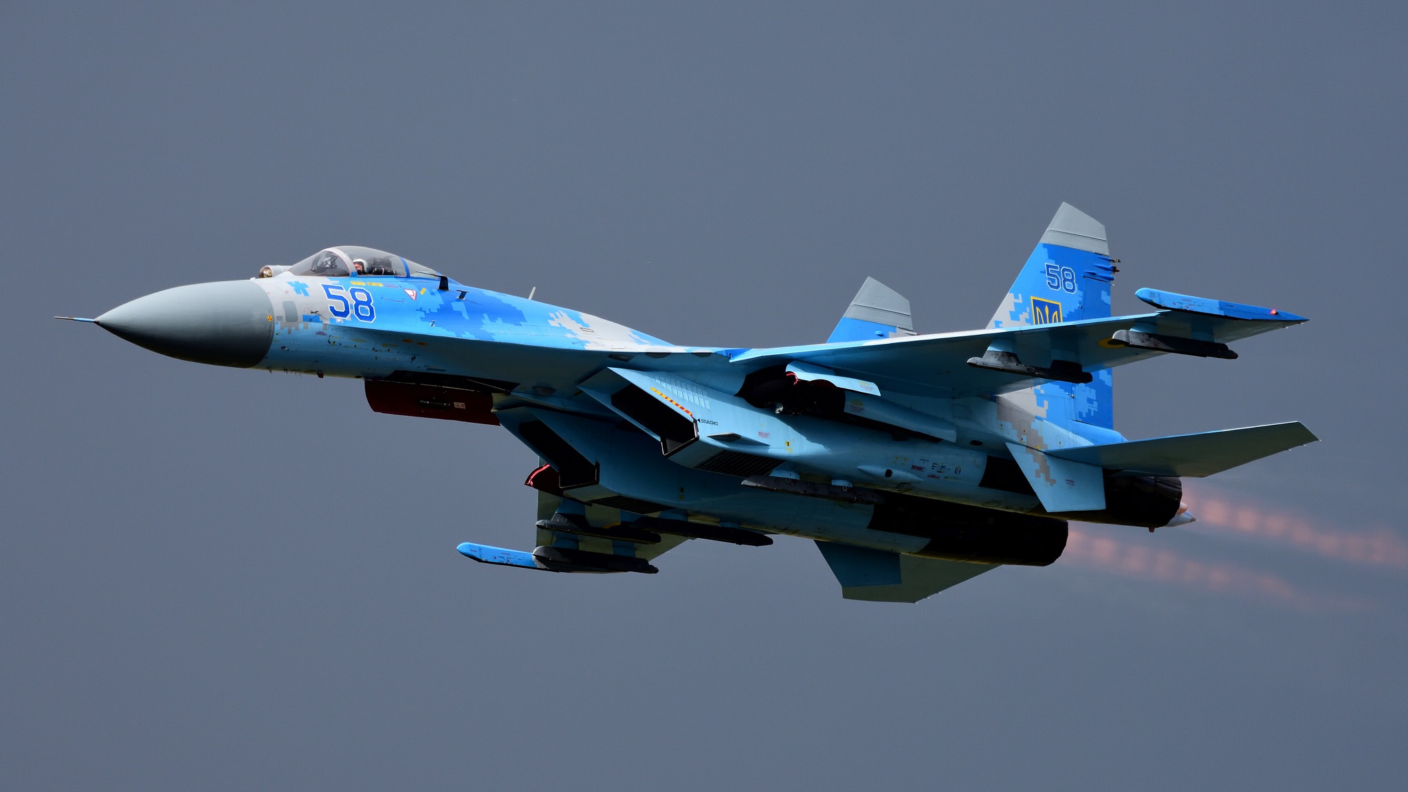 Sukhoi Su 27 Hd Wallpaper Background Image 2048x1152