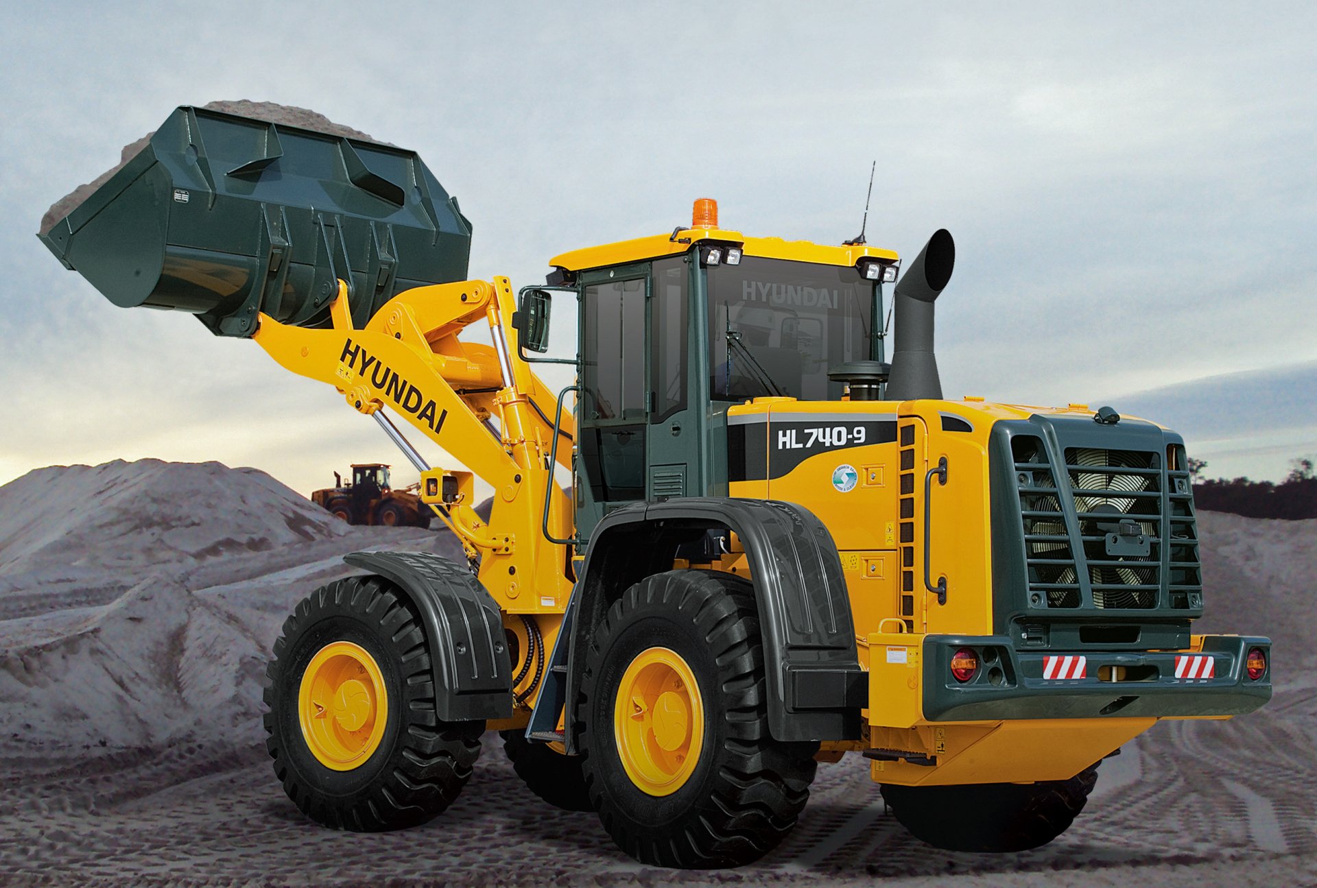 Download Hyundai HL740-9 Vehicle Wheel Loader HD Wallpaper