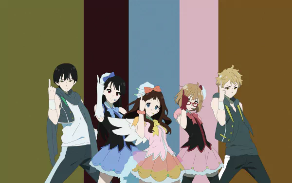 Ai Shindou Hiroomi Nase Mitsuki Nase Akihito Kanbara Mirai Kuriyama Anime Beyond the Boundary HD Desktop Wallpaper | Background Image