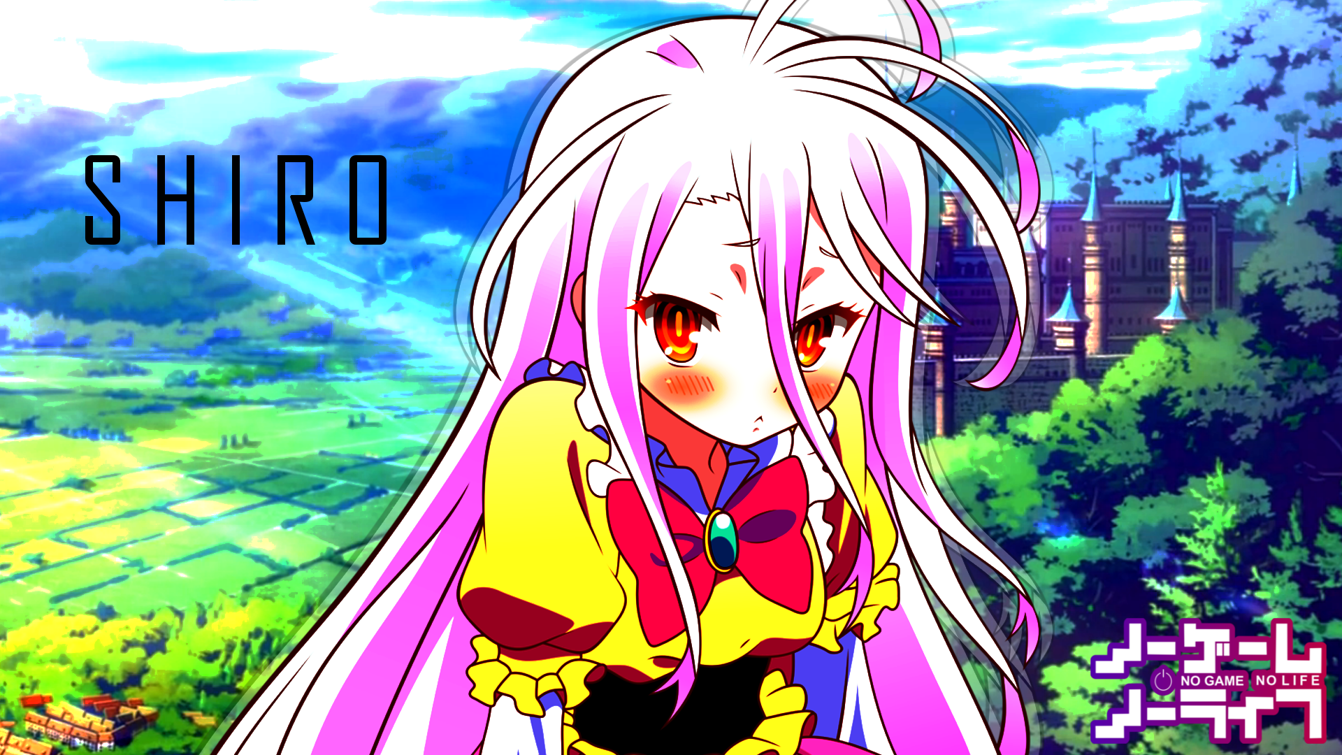 No Game No Life Zero Blu Ray wallpaper without the menu (photoshop