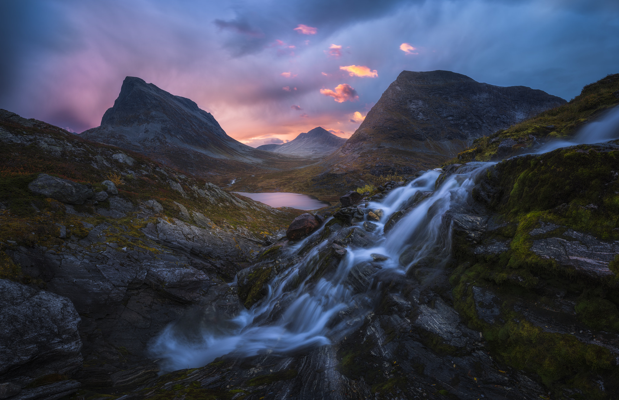 Waterfall in Norway by Ole Henrik Skjelstad