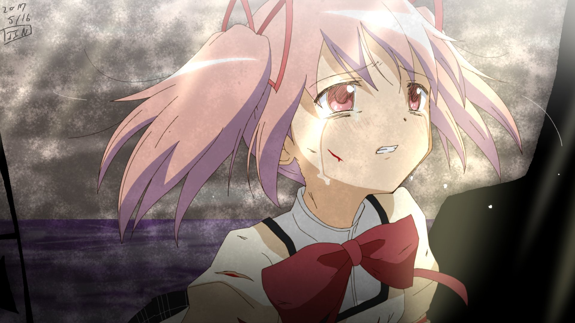 Anime Puella Magi Madoka Magica HD Wallpaper by Jin_Game