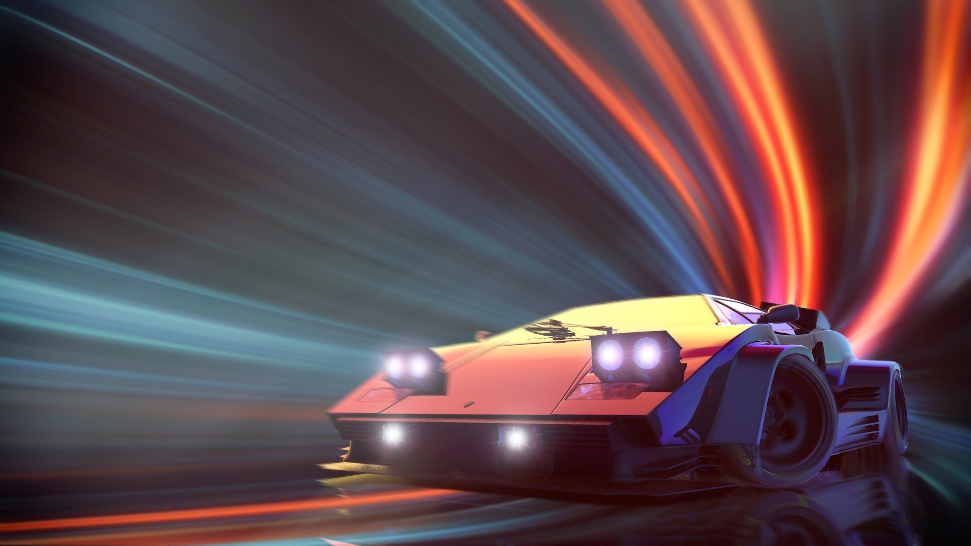 Download Vehicle Lamborghini Countach HD Wallpaper